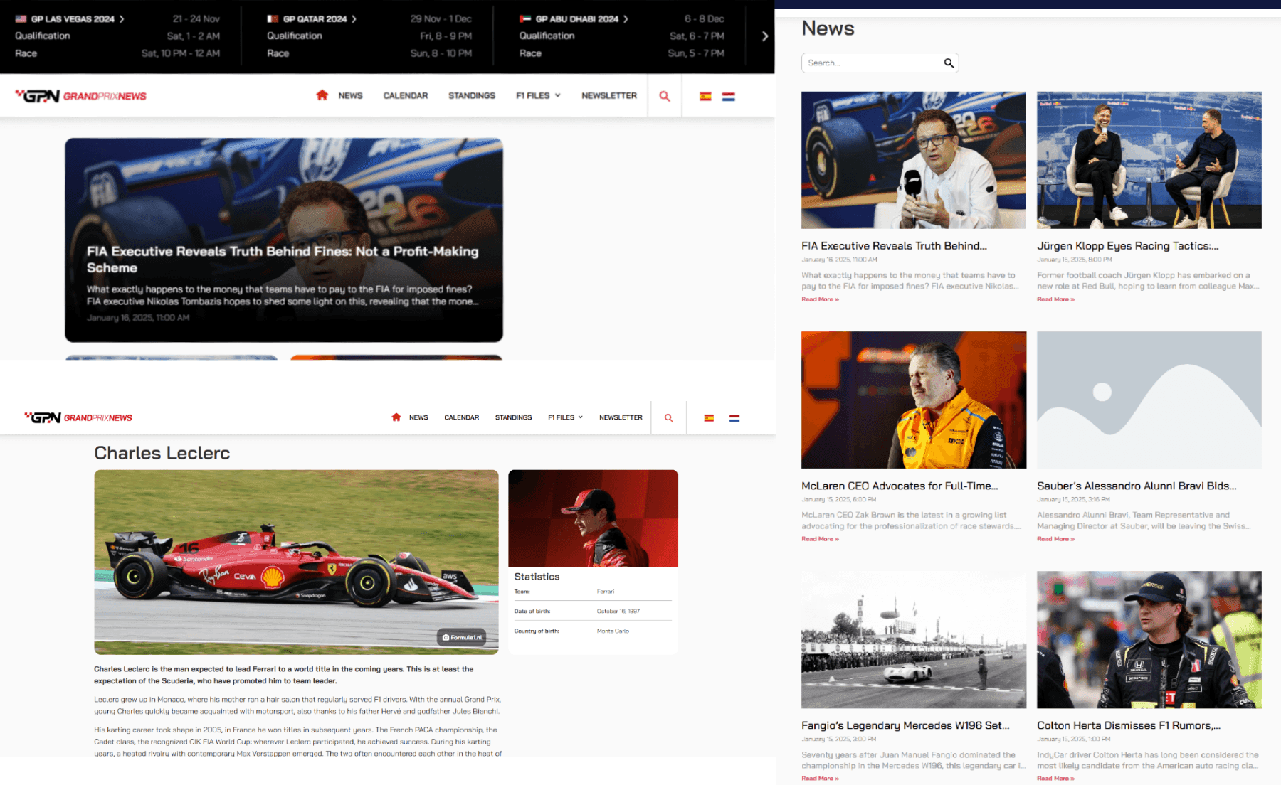 project - DEA Formula 1 - nullpod